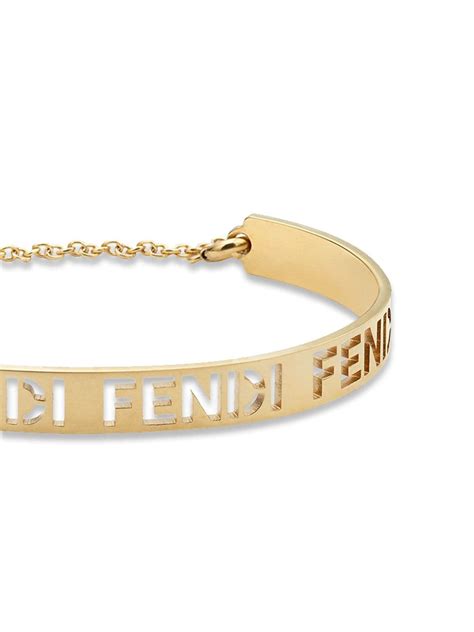 fendi logo lettering bracelet|FENDI Fendigraphy bracelet .